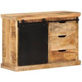 vidaXL Komoda 80x30x55 cm trden robusten mangov les in kovina Cene