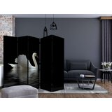  Paravan u 5 dijelova - swan (black and white) II [Room Dividers] 225x172 | shoptok.hr
