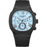 Lee Cooper Muški sat LC08150.001, Svetloplavo kućište, Crni | Eponuda.com