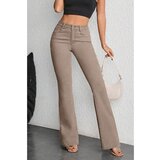 Fenzy Kavbojke S Hlačnicami Na Zvon, Kamelje | Shoptok.si