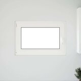 vidaXL Kletno okno "RISOR" 90x70 cm vrtljivo-nagibno DIN levo belo | Shoptok.si
