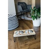 Plaček Pet Products Drveni set posuda s postoljem za pse Dog Fantasy – | shoptok.hr