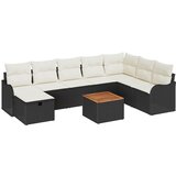  Sjedeća garnitura za vrt 9 kom. poliratan 287,5 x 177,5 x 85 cm | shoptok.hr