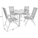Gardenson VRTNA GARNITURA aluminij črna | Shoptok.si
