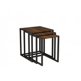 Hanah home set stolova tali black walnut