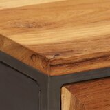  Komoda od reciklirane tikovine i čelika 65 x 30 x 70 cm | Eponuda.com