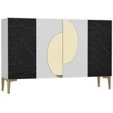 Hanah home komoda afra KM120 white royal marble gold | ePonuda.com