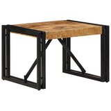 Furnova Kava miza 50x50x35 cm Masivni neobdelan les Mango, (21914662) Cene