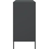  Komoda crna 68 x 39 x 79 cm čelična | Eponuda.com