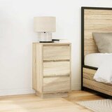  Noćni ormarić s LED svjetlima boja hrasta sonome 38x34x65 cm | Eponuda.com