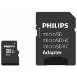Philips 8GB microSDHC memorijska kartica + SD adapter, klasa 10, UHS-I, U1 | shoptok.hr