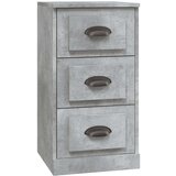 Komoda siva boja betona 36x35 5x67 5 cm od konstruiranog drva | shoptok.hr