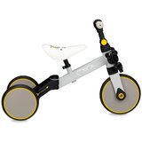 Momi tricikl za decu 4u1 Loris Grey Yellow | ePonuda.com