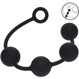 Levelz Round Silicone Anal Balls XL 50mm Black Cene