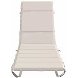  Jastučić za ležaljku GEMERT 100% poliester Bijela - Bijela 200 x 60 x 3 cm Melange | shoptok.hr