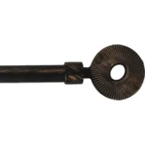 Set zavjesa, na navlačenje, O16-19, 120-210 cm, etničko-crna
