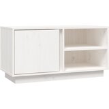 Maison Chic TV omarica - TV stojalo - Televizijska omarica bela 80x35x40,5 cm trdna borovina, (21701215) Cene