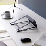 YAMAZAKI Črno kovinsko stojalo za prenosni računalnik Tower – | Shoptok.si