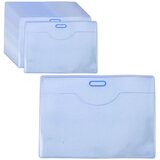  Set fleksibilnih držača za osobne iskaznice, prozirno plavi, 20 komada. | shoptok.hr