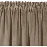  Curtain VILA color beige style classic dragon tape transparent 10 cm with fringe 3 cm velvet 400x175 HOMEDE | shoptok.hr