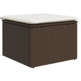  Set vrtnih kauča od 4 dijela s jastučićima smeđi poli ratan | shoptok.hr