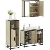 vidaXL 3-dijelni set kupaonskog namještaja boja hrasta sonome drveni | shoptok.hr