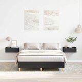 vidaXL Okvir kreveta bez madraca crni 135x190 cmkonstruirano drvo | shoptok.hr