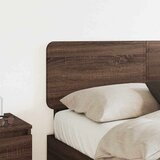  Uzglavlje s uzglavljem Smeđi hrast 135 cm Konstruirano drvo | shoptok.hr
