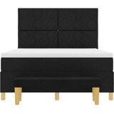  Krevet s opruga kutije s jastukom Crna 190 x 140 cm tkanina | shoptok.hr
