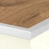 Kotni profil 277 (Srebrne barve, 2,7 m x 15 mm x 15 mm, Vrsta montaže: Lepljenje)