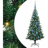  Umjetno predsvijetljeno božićno drvce Zelena 150 cm PVC i metal | shoptok.hr