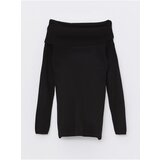 LC Waikiki Boat Neck Plain Long Sleeve Maternity Knitwear Sweater | shoptok.hr