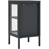  Komoda antracit 38 x 35 x 70 cm od čelika i stakla | Eponuda.com