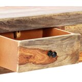 vidaXL Zidni konzolni stol od masivnog drva šišama 100 x 25 x 20 cm | shoptok.hr