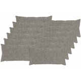  Presvlaka za jastuk 12 kom. HEERLEN Svjetlosiva 40 x 80 cm | shoptok.hr