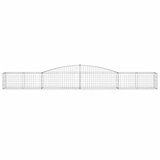  Lučne gabionske košare 3 kom 400x50x40/60 cm pocinčano željezo | shoptok.hr