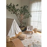 Lorena Canals Bombažna preproga Hippy Dots - Naravno, med | Shoptok.si