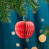 Sass & Belle Papirnat ukras za božićno drvce Honeycomb Apple – | shoptok.hr