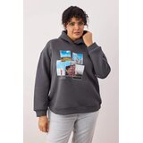 Trendyol Ženski duks Tbbaw26Ao00036, Tamnosivi | Eponuda.com