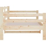 vidaXL Izvlečna postelja brez vzmetnice 80x200 cm trdna borovina | Shoptok.si