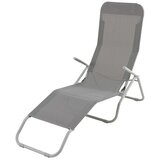 SUNFUN Marissa Ležaljka za plažu (D x Š x V: 136 x 61 x 102 cm, Svijetlosiva, Čelik, Preklopno) | shoptok.hr