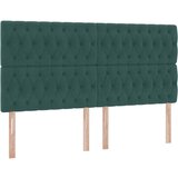  s madracem i skladištem Tamnozelena 180 x 200 cm Baršun | shoptok.hr