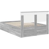  Krevetna konstrukcija s uzglavljem Siva Sonoma 135 x 190 cm | shoptok.hr