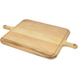 Brezawood drvena daska za serviranje 35x30 - 2 ručice bukva
