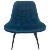 Livetastic XXL FOTELJ, modra, črna tekstil | Shoptok.si