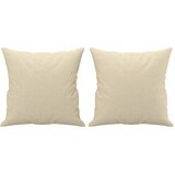  3-dijelni set sofa s jastucima krem od mikrovlakana | shoptok.hr