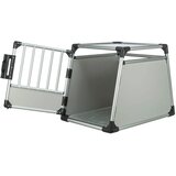 Plaček Pet Products aluminijasti transportni boks - velikost M-L - Š 63 x G 90 x V 65 cm | Shoptok.si