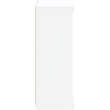  Komoda s LED svjetlima bijela 60,5x37x100 cm | shoptok.hr