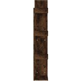 Ormarić Knjižna omara - Knjižni regal 48x25,5x140 cm dimljeni hrast konstruiran les, (21726073) | Shoptok.si
