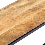 vidaXL Jedilna klop 120 cm trden robusten mangov les | Shoptok.si